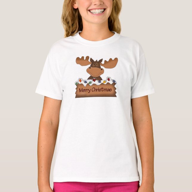 Camiseta Feliz Natal Moose (Frente)