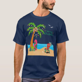 Camiseta Feliz Natal na Praia