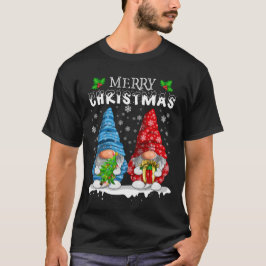 Camiseta Feliz Natal - Natal da Família dos Gnomos