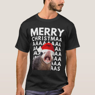 Camiseta Feliz Natal Ogambm Gritando Homens Divertidos Ki