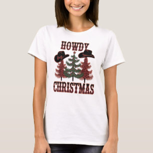 Camiseta Feliz Natal, País Howdy Natal