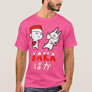 Camiseta Feliz Natal Pajama, Anime Baka Idiot Rabbit Bu