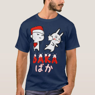Camiseta Feliz Natal Pajama, Anime Baka Idiot Rabbit Bu