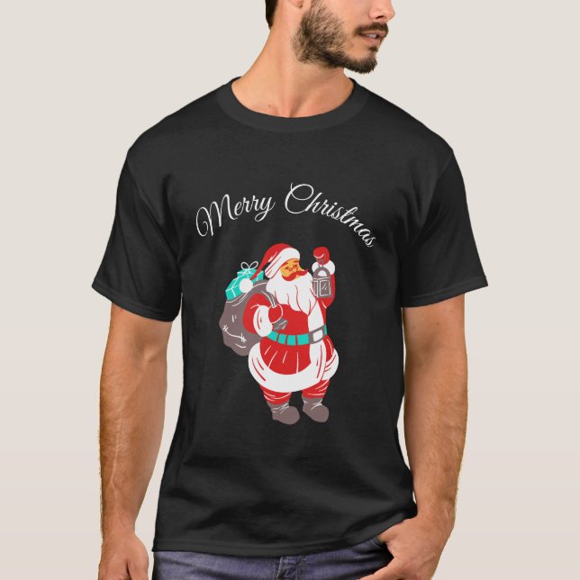 Camiseta Feliz Natal Papai Noel (Frente)