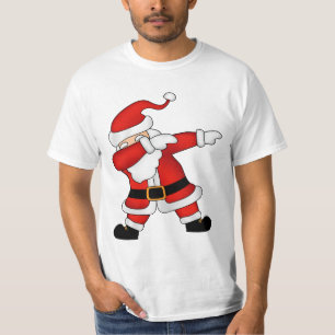 Camiseta Feliz Natal Papai Noel Dabbing T-shirt