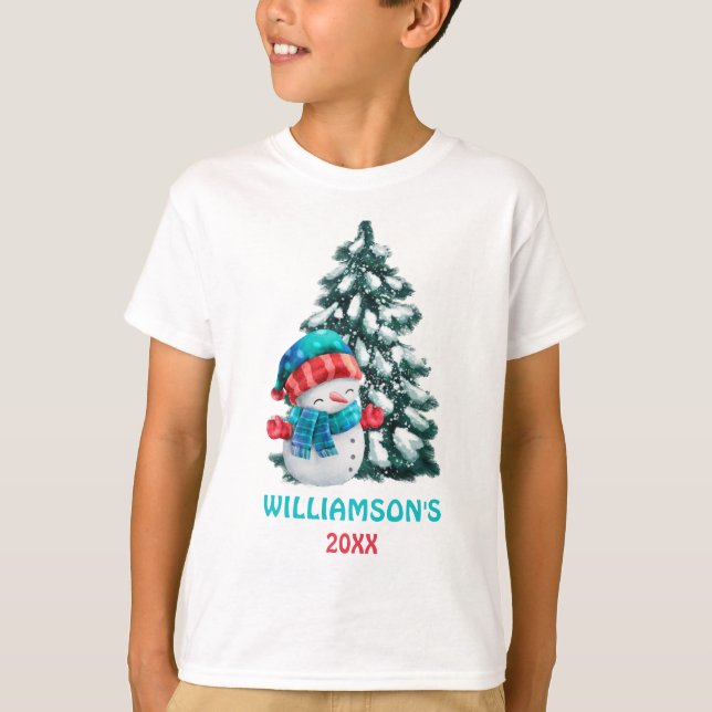 Camiseta Feliz Natal | Papai Noel Diz Personalizado (Frente)