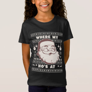 Camiseta Feliz Natal Papai Noel Ho Ho Design Ug