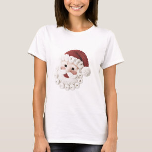 Camiseta Feliz Natal Papai Noel Latch Hook
