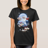 Feliz Natal Papai Noel Vaca Trenó Pijama Natal