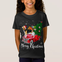 Feliz Natal - Papais noeis de Beagle Vermelha Clar