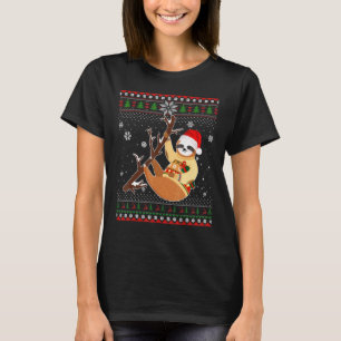 Camiseta Feliz Natal Papais noeis De Chapéu Na Neve Feia