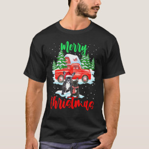 Camiseta Feliz Natal - Papais noeis Franceses Buldogue E Cã