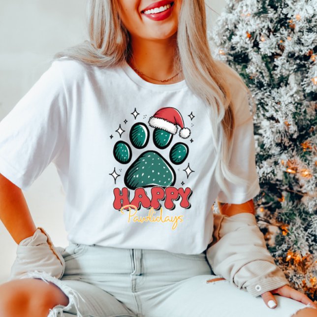 Camiseta Feliz Natal Papais noeis Imprimir T-Shirt (Criador carregado)