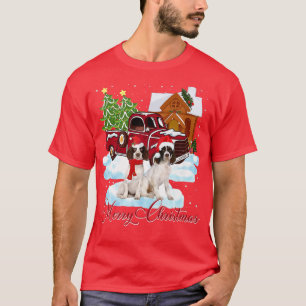 Camiseta Feliz Natal Papais noeis Inglês Springer Spaniel D