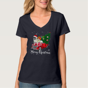 Camiseta Feliz Natal Papais noeis Lover Vermelho Leve Camin