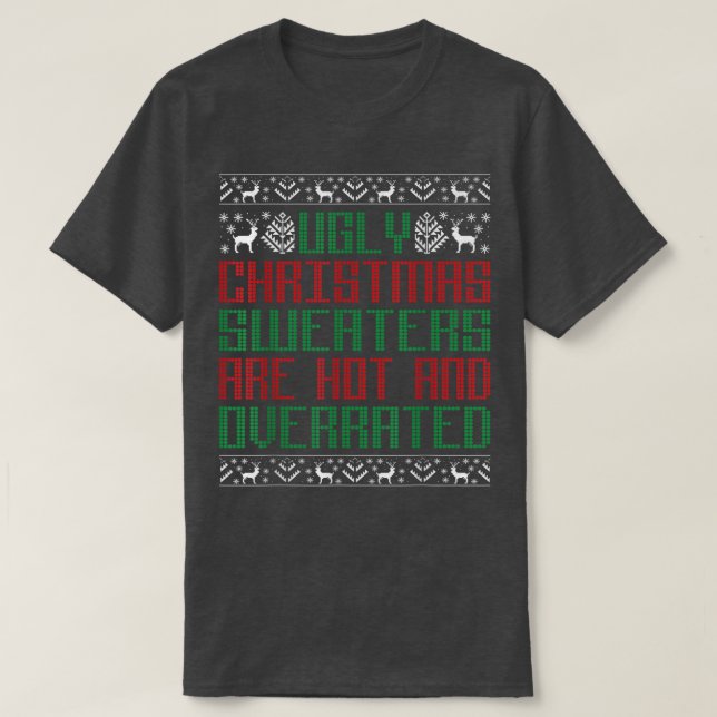 Camiseta Feliz Natal para Homens do Partido dos Doadores Fe (Frente do Design)