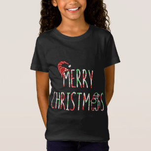 Camiseta Feliz Natal para jogos com Papai Noel