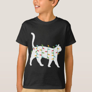 Camiseta Feliz Natal para o Amante de os animais das Luzes 