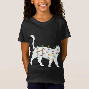 Camiseta Feliz Natal para o Amante de os animais das Luzes 