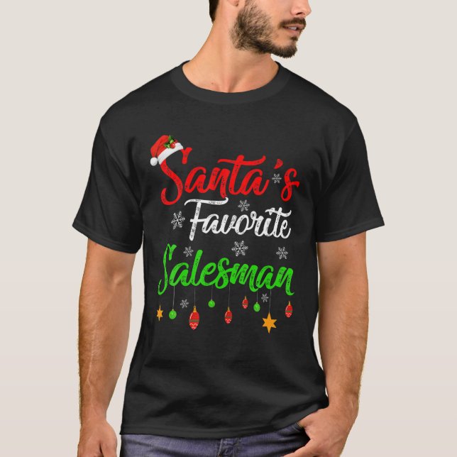 Camiseta Feliz Natal Para Papais noeis De Xmas Favoritos (Frente)