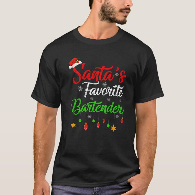 Camiseta Feliz Natal Para Papais noeis De Xmas Favoritos (Frente)