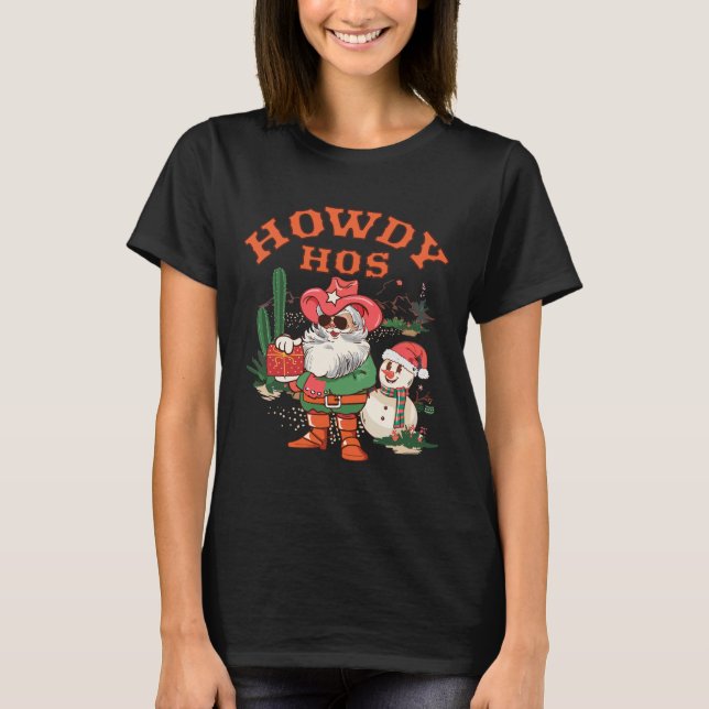 Camiseta Feliz Natal para Papais noeis Engraçados (Frente)