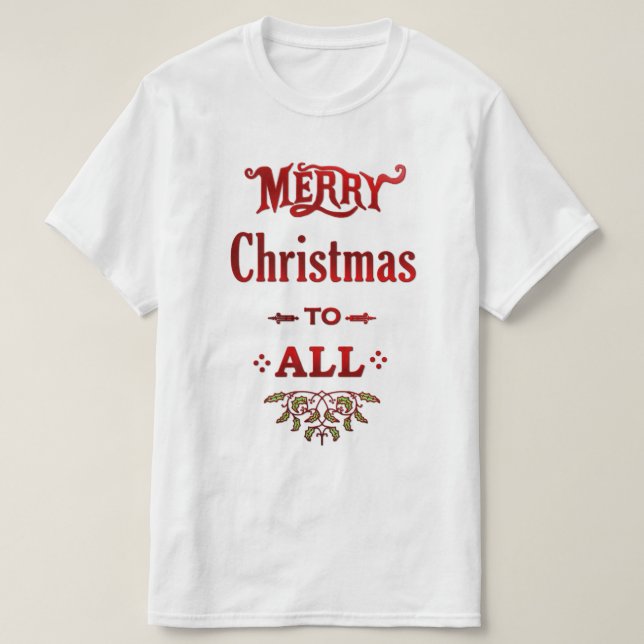 Camiseta Feliz Natal para Todos (Frente do Design)