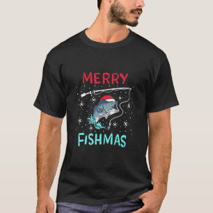 Camiseta Feliz Natal Peixe Engraçado Presente Pr