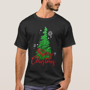 Camiseta Feliz Natal Pinheiros Árvores de Natal Xmas