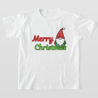 Camiseta "Feliz Natal" presente de Natal para crianças 
