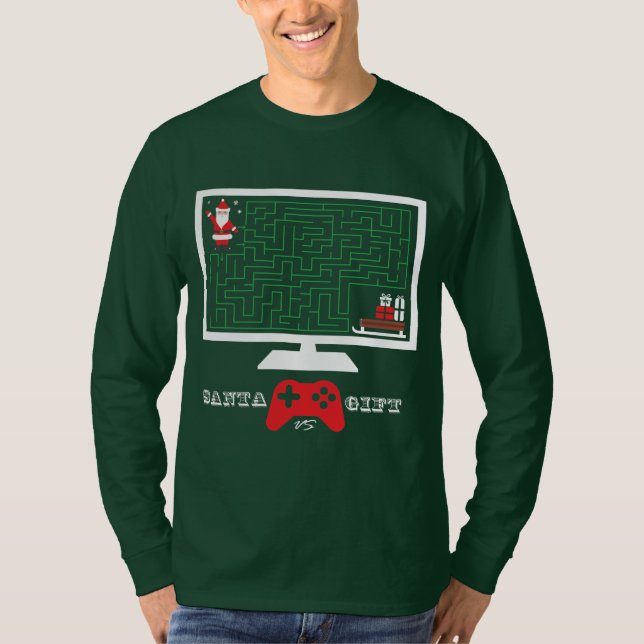 Camiseta Feliz Natal Presente Papai Noel (Frente)