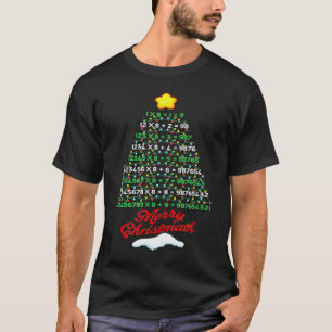 Camiseta Feliz Natal Professor de Matemática