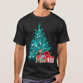 Camiseta Feliz Natal Pug Fofo
