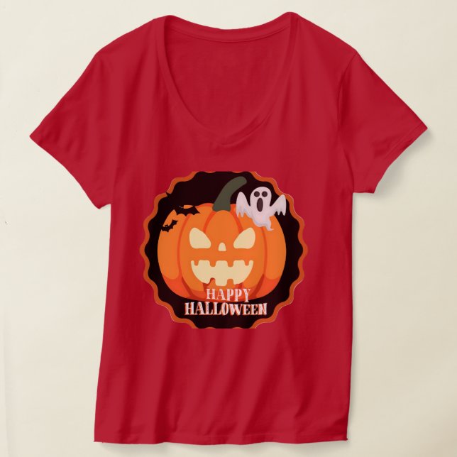 Camiseta Feliz Natal Pumpkin & Gats Orange T-Shirt (Postura )