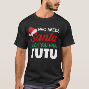 Camiseta Feliz Natal Que Precisa De Papais noeis Tutu Hawai