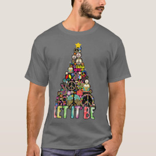 Camiseta Feliz Natal Que Seja Tree Tie Dye Hippie Cost