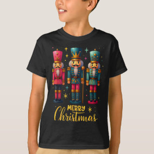 Camiseta Feliz Natal Quebra-Nozes Ballet Dança Mulheres Cri