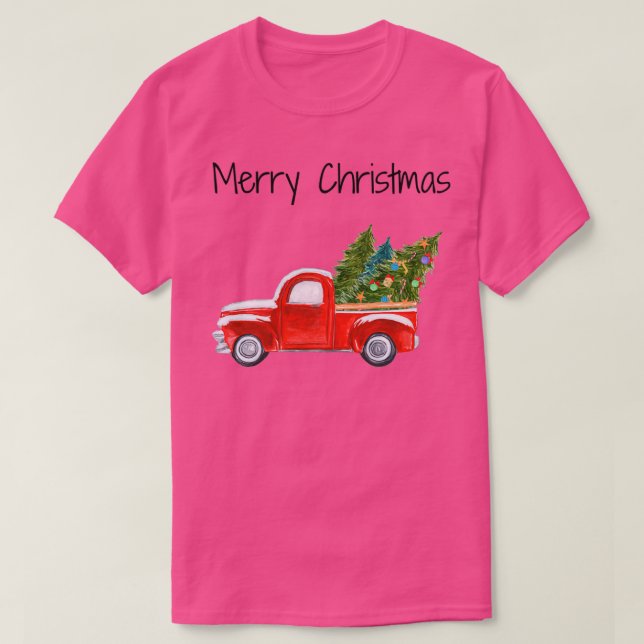 Camiseta Feliz Natal Red Track com Natal (Frente do Design)