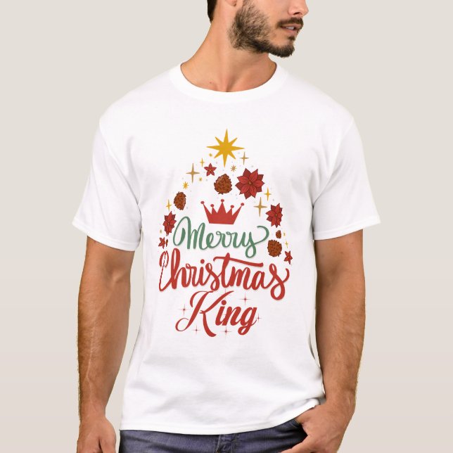 Camiseta Feliz Natal Rei (Frente)
