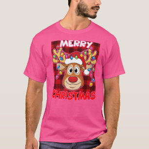 Camiseta Feliz Natal Reindeer Xmas Matando Família