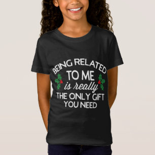 Camiseta Feliz Natal Relacionado à Piada da Família Mim