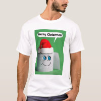 Feliz Natal - Rolha de Falas de Papel de Banheiro