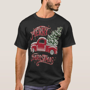 Camiseta Feliz Natal Russo Caminhão T design namaste