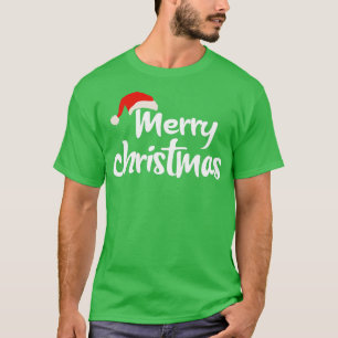 Camiseta Feliz Natal Santa Hat 2