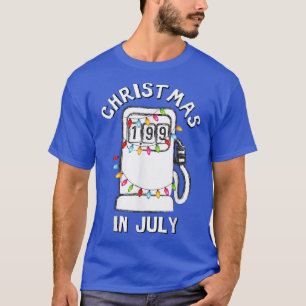 Camiseta Feliz Natal Sarcástico Em Julho: Bomba De Combustí