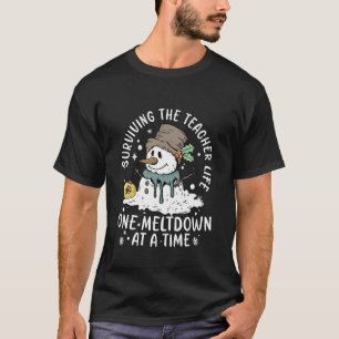 Camiseta Feliz Natal Sobrevivendo ao Colapso da Vida de Pro