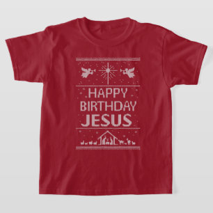 Camiseta Feliz Natal Suado Azul Religioso