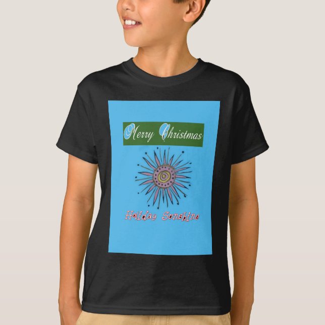 Camiseta Feliz Natal Sunshine Holiday (Frente)