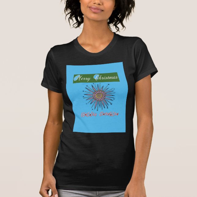 Camiseta Feliz Natal Sunshine Holiday (Frente)