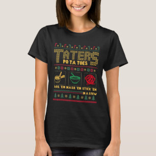 Camiseta Feliz Natal Taternizadores Batatas Frio Natal